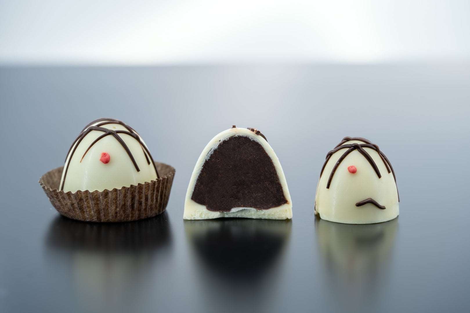 Mini Chocolate Truffles (12-pieces - Clear)
