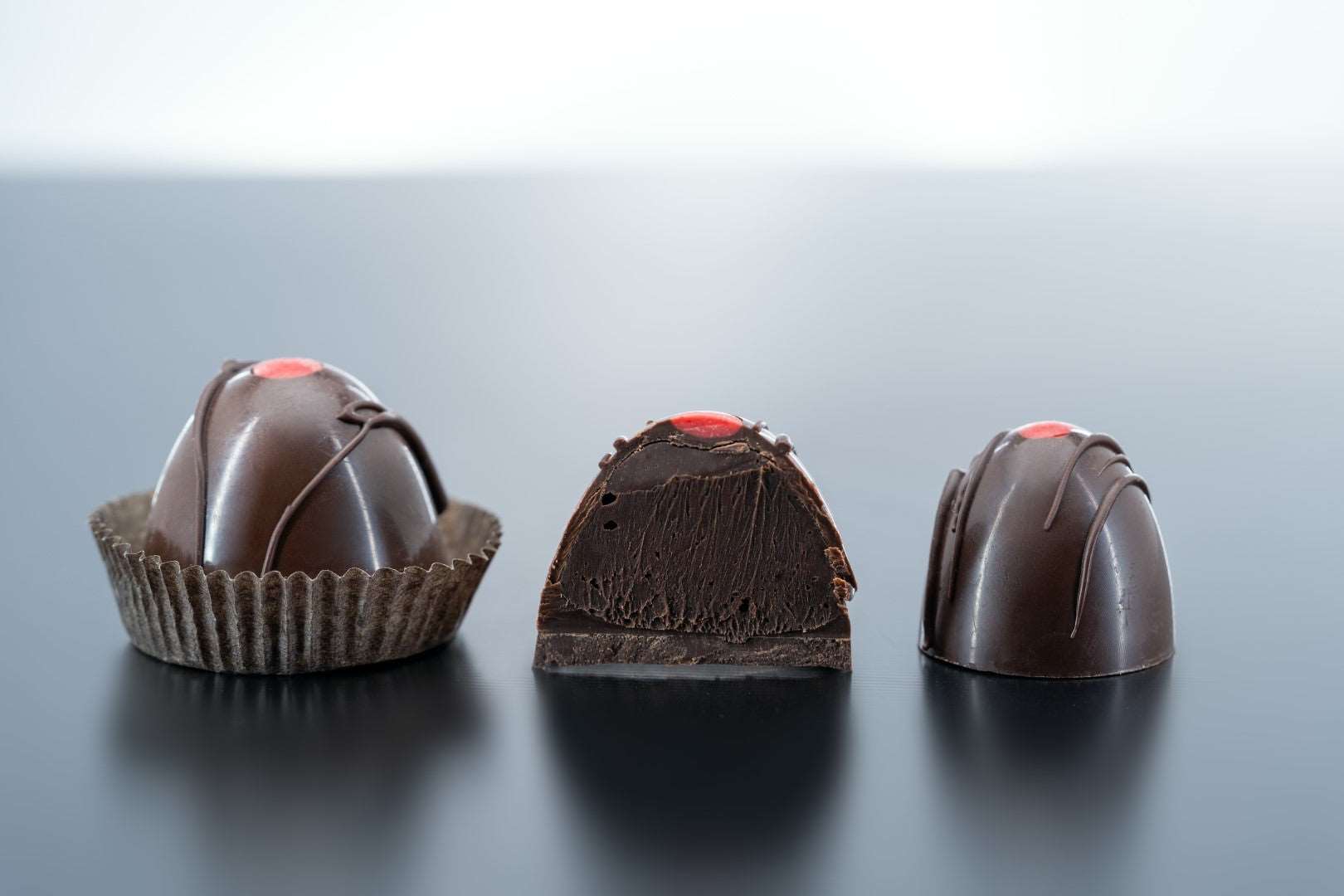Large Chocolate Truffles (6 Large Truffles) - Gold Cover